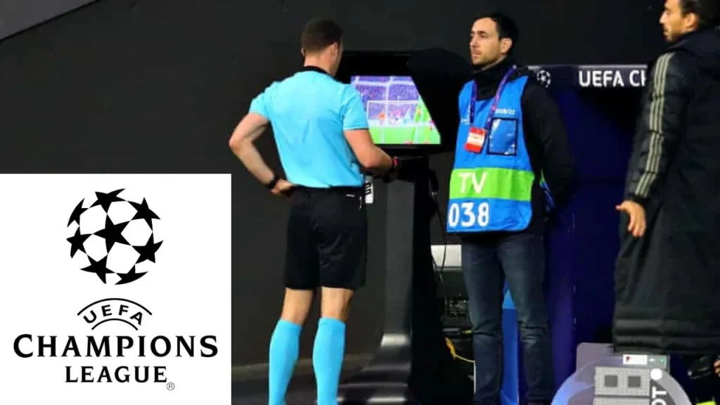 In image: A UCL referee