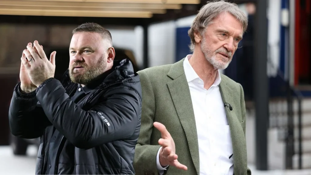 In image: Wayne Rooney and Sir Jim Ratcliffe