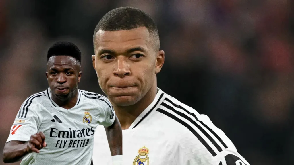 In image: Kylian Mbappé and Vinícius Júnior