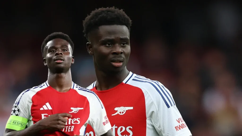 Bukayo Saka Set for Fresh Arsenal Contract Talks as Return Nears 1000129429