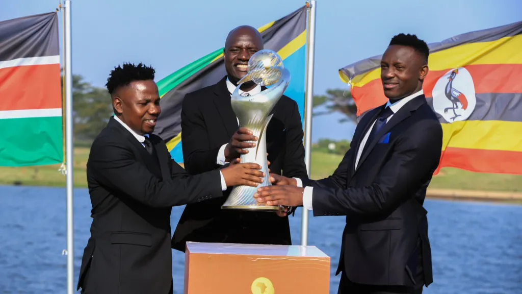 Wanyama, Onyango, and Ngasa Unveil PAMOJA 2024 CHAN Trophy Ahead of Tournament Kickoff IMG 20250801 WA0016