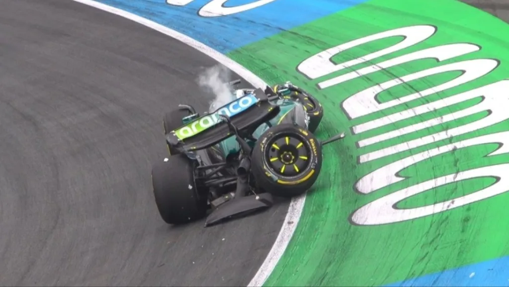 Lance Stroll Walks Away After Dramatic Dutch Grand Prix Crash