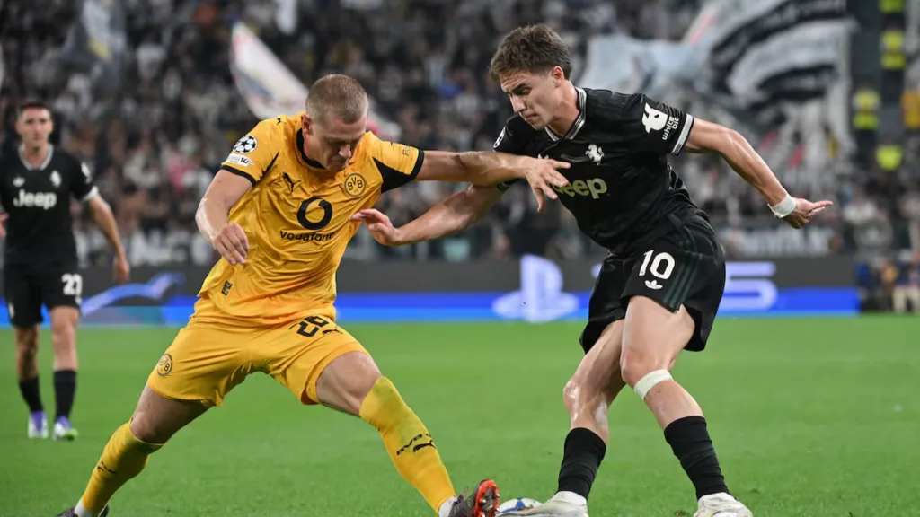 Last-Gasp Equaliser Saves Juventus in Eight-Goal Clash With Dortmund