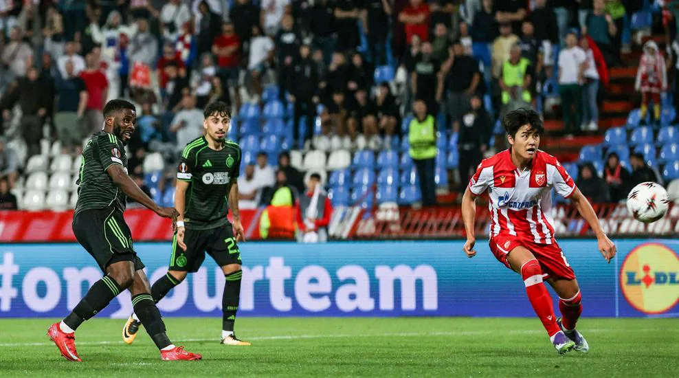 fk crvena zvezda v celtic fc uefa europa league 2025 26 league phase md1