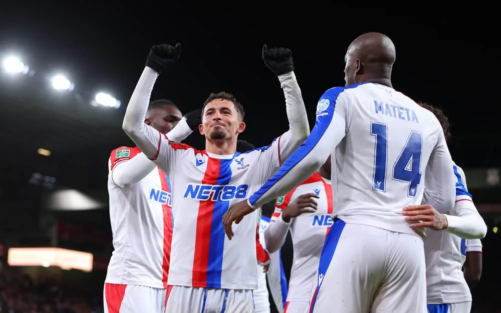Palace Stun Liverpool 3-0 at Anfield to Dump Holders from Carabao Cup