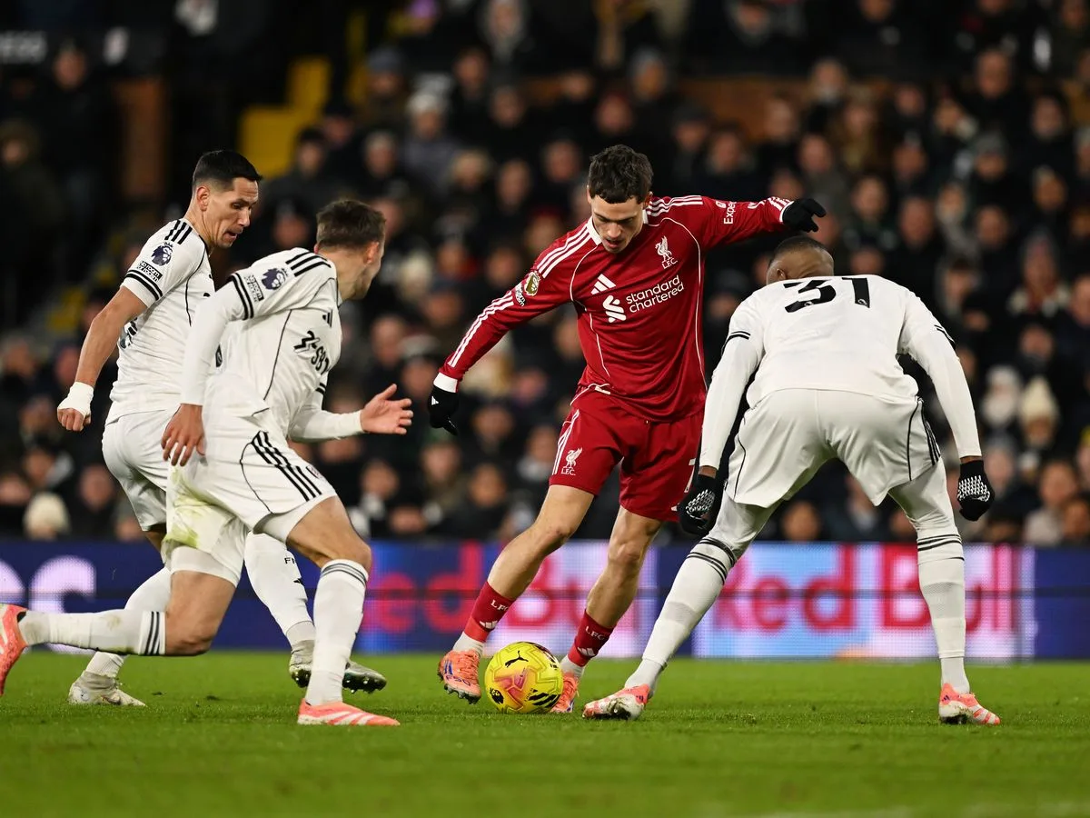 VAR Under Fire as Fulham Protest Wirtz Goal in 2-2 Liverpool Draw 1 0 GettyImages 2254622608