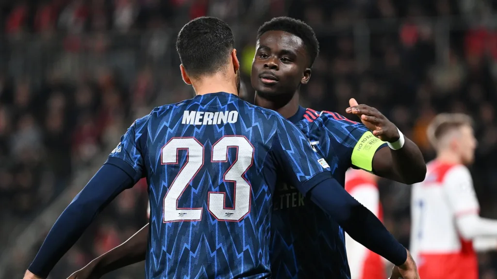 Arsenal Get Saka Relief but Suffer Merino Setback Ahead of Cup Decider SakaandMerino a8z5vqyd